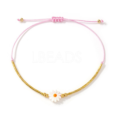 Bohemian Glass Seed Bead Braided Bracelets WO6368-9-1