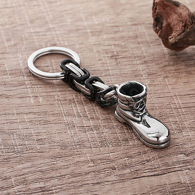 Biker Style 304 Stainless Steel Tactical Boot Keychains YF9349-1