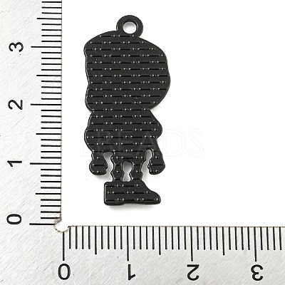 Halloween Alloy Enamel Pendants ENAM-M220-02D-B-1