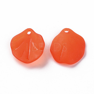 Transparent Frosted Acrylic Pendants MACR-S371-02A-726-1