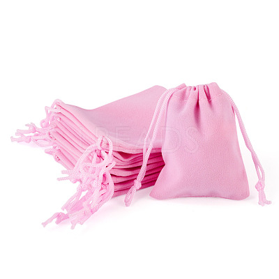 20Pcs Rectangle Velvet Drawstring Pouches TP-TA0001-03A-1