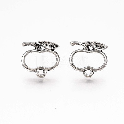 Alloy Stud Earring Findings LS-PALLOY-ZX030-17AS-RS-1