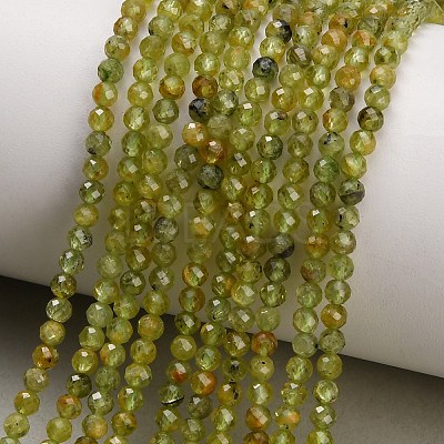 Natural Peridot Beads Strands GG-CBA753B-A04-3mm-1