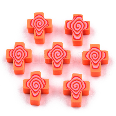 Handmade Polymer Clay Beads CLAY-T020-30H-1