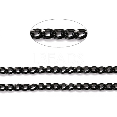 304 Stainless Steel Cuban Link Chains CHS-H009-33B-1
