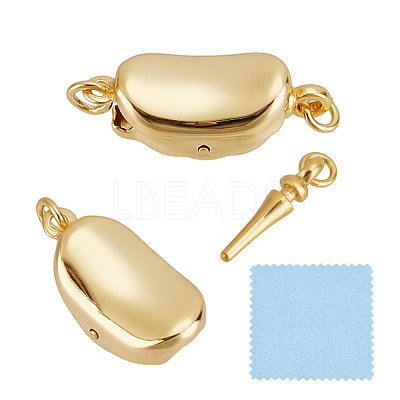 925 Sterling Silver Box Clasps STER-GO0001-68B-G-1
