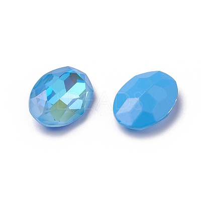 Glass Rhinestone Cabochons X-RGLA-I002-A02-1