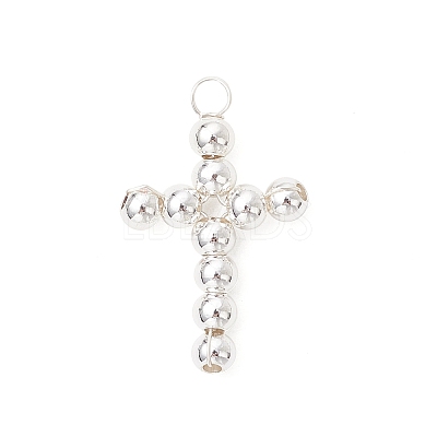 Brass Beaded Pendants PALLOY-JF04054-03-1