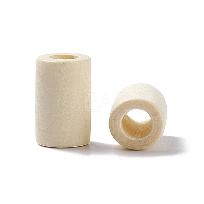 Column Wood European Beads WOOD-I008-04-1