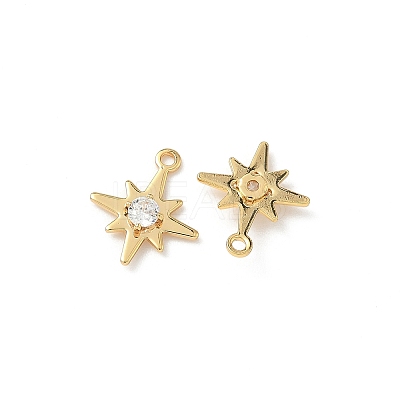 Brass Micro Pave Cubic Zirconia Pendants KK-Z136-43B-G-1