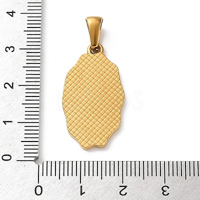 304 Stainless Steel Enamel Pendants SA-CBA2A5E-07G-1
