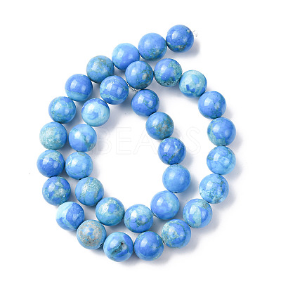 Natural Howlite Beads Strands G-H343-D06-12mm-B-1