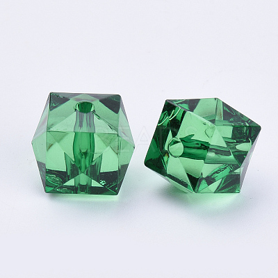 Transparent Acrylic Beads X-TACR-Q259-6mm-V17-1