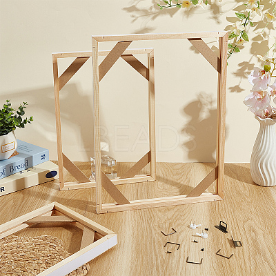 Wood Oil Painting Frame DIY-WH0671-376C-1