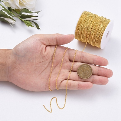 Brass Twisted Chains CHC-S108-G-1