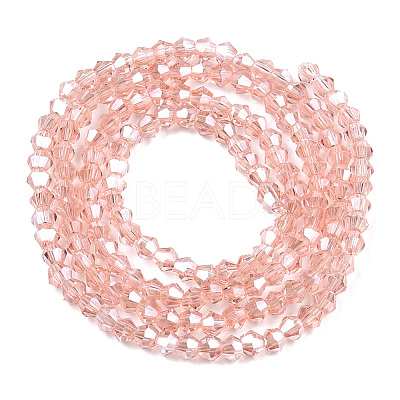 Transparent Glass Beads Strands EGLA-A039-T2mm-D15-1