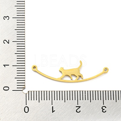 304 Stainless Steel Connector Charms STAS-Q255-02G-1
