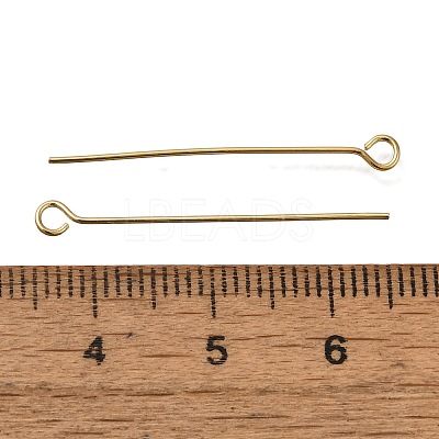Brass Eye Pins KK-H502-02E-G-1