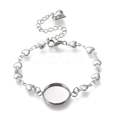 Tarnish Resistant 304 Stainless Steel Bracelet Making STAS-L248-009P-B-1