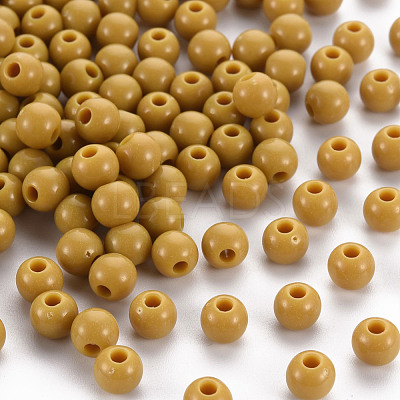 Opaque Acrylic Beads MACR-S370-C6mm-29-1