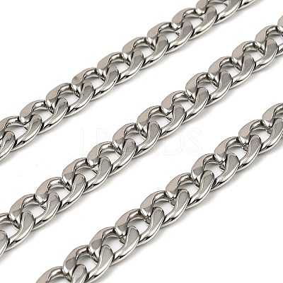 316 Surgical Stainless Steel Curb Chains CHS-H114-08B-P-1