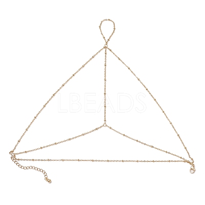 304 Stainless Steel Satellite Chain Toe Ring Anklets for Women AJEW-AN00662-01-1