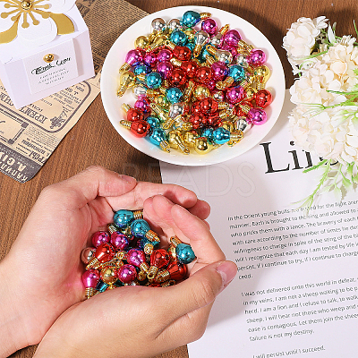120Pcs Plastic Pendants KY-GL0001-05-1