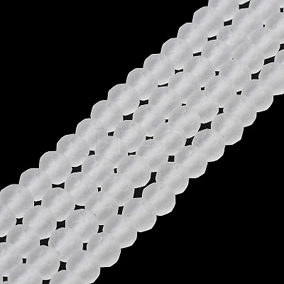 Transparent Glass Beads Strands EGLA-A034-T10mm-MD19-1
