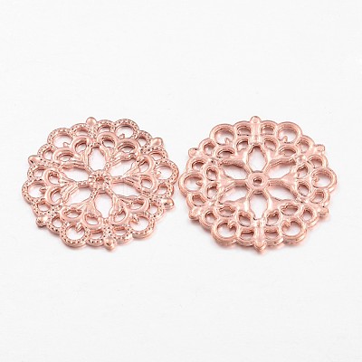 Tibetan Style Filigree Joiners Links LS-TIBE-A11623-RG-LF-1
