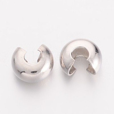 Brass Crimp Beads Covers X-EC266-2NF-1
