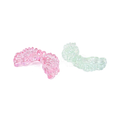 UV Plating Transparent Acrylic Beads OACR-N160-44-1