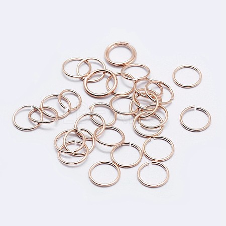 925 Sterling Silver Saw Cut Open Jump Rings STER-F036-02RG-1x5mm-1