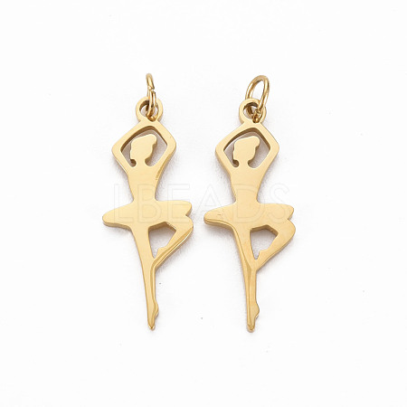 Ion Plating(IP) 316 Surgical Stainless Steel Pendants STAS-N097-082-NR-1