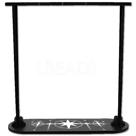 Wooden Crystal Display Shelf DJEW-WH0048-013-1