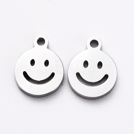 Non-Tarnish 304 Stainless Steel Charms X-STAS-G215-03P-1