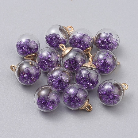 Transparent Glass Globe Pendants LS-GLAA-TAC0002-J09-1