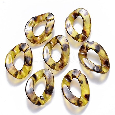 Transparent Acrylic Linking Rings OACR-S036-001B-A01-1