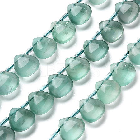 Natural Green Fluorite Beads Strands G-NH0032-A01-01-1