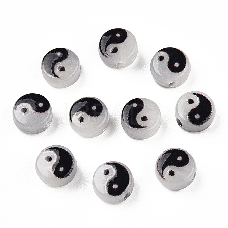 Luminous Transparent Acrylic Beads X-LACR-T001-01-1