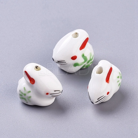 Handmade Porcelain Beads X-PORC-S442-01-1