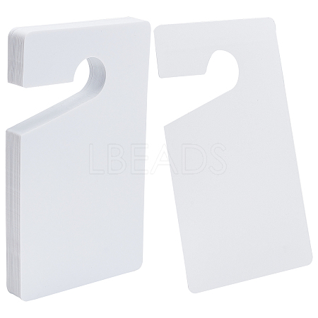 PP Plastic Hanging Door Handle Hanger Tags DIY-WH0364-002-1