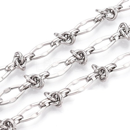 304 Stainless Steel Oval Link Chains CHS-Q006-11P-1