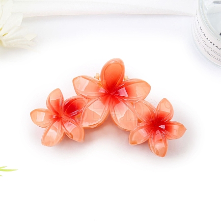 Flower Plastic Claw Hair Clips PW-WGB4757-01-1