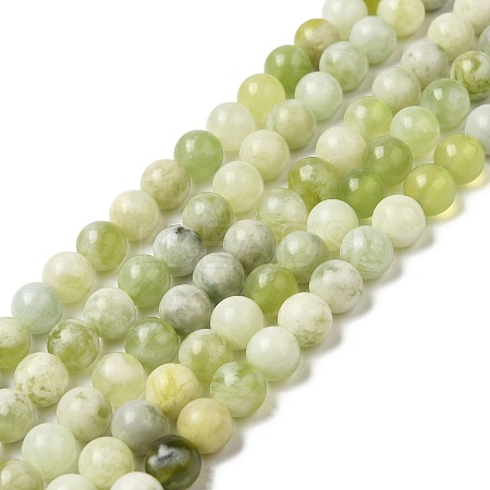 Natural New Jade Beads Strands X-G-K340-A01-02-1