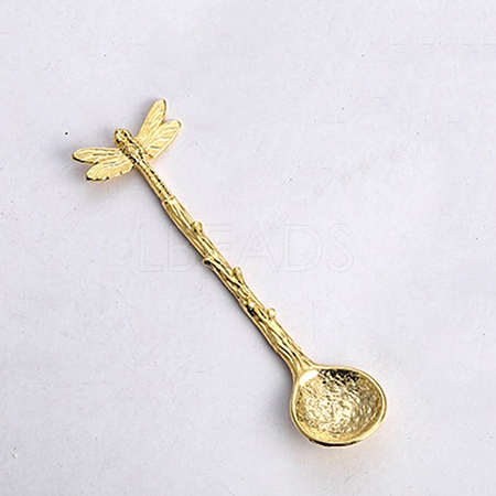 Alloy Coffee Tea Spoon AJEW-H145-90G-1