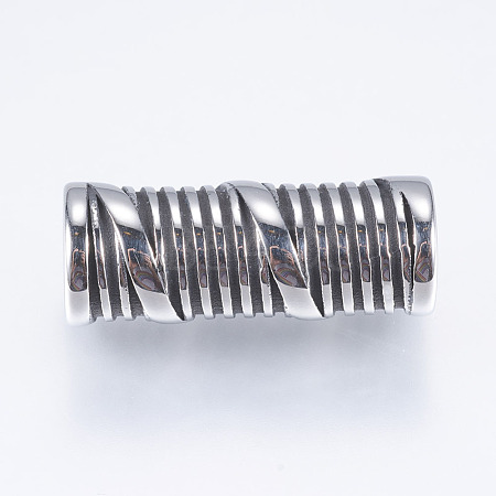 304 Stainless Steel Tube Beads STAS-I076-081AS-1