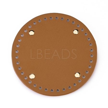 PU Leather Flat Round Bag Bottom FIND-CA0001-11A-1
