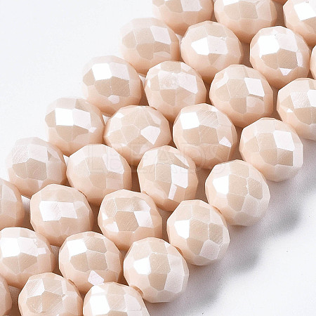 Electroplate Glass Beads Strands LS-EGLA-A034-P10mm-A17-1