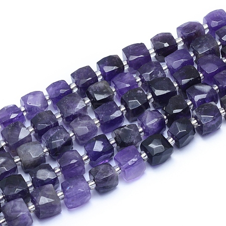Natural Amethyst Beads Strands G-L552D-16-1
