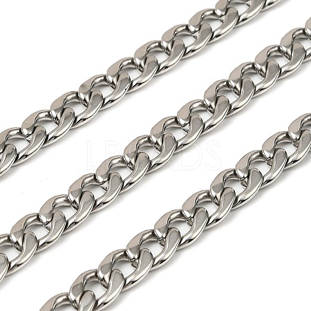 316 Surgical Stainless Steel Curb Chains CHS-H114-08B-P-1